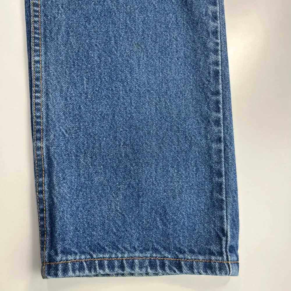 Levi’s Vintage Jeans 505 Mens 34x30 “33x29.5” Straight Leg Orange‎ Tab 90s Blue